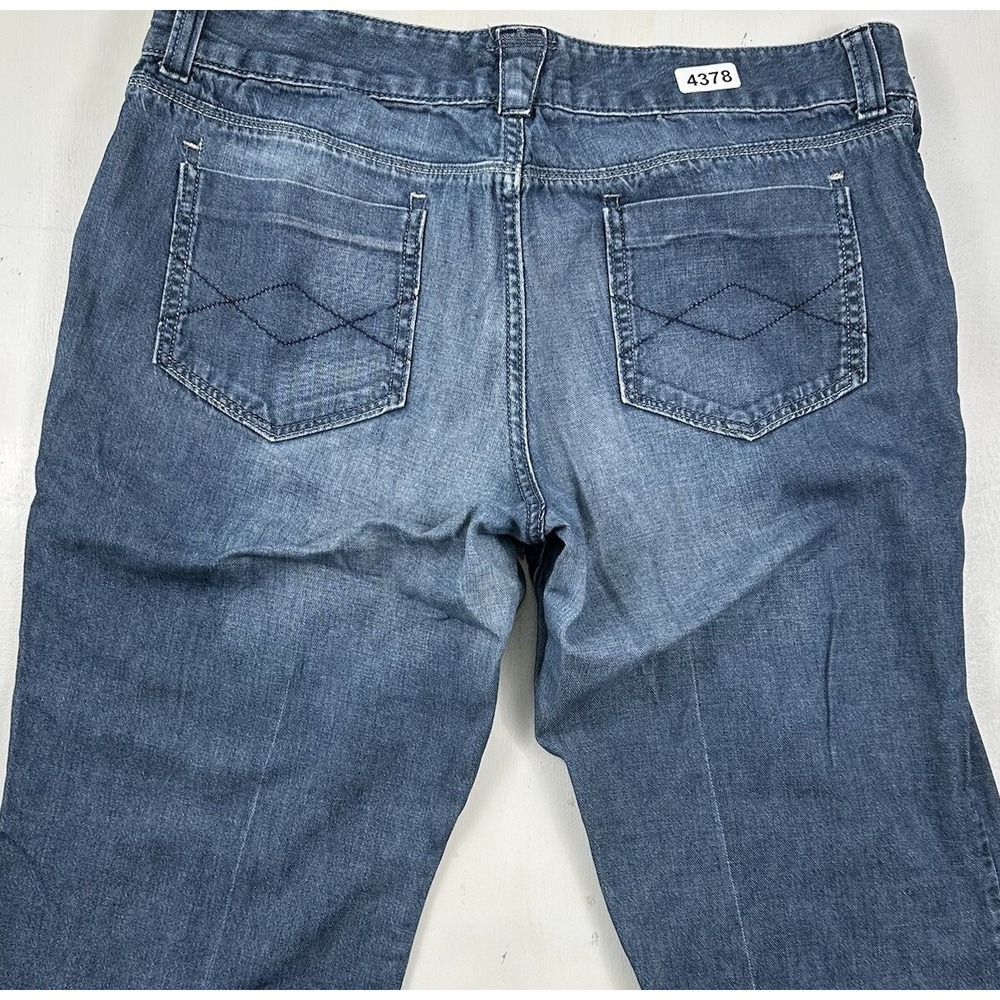 Y2K Gap Loose Bootcut Jeans Women 16 36x32 Light Blue Denim Wide leg Baggy Pants